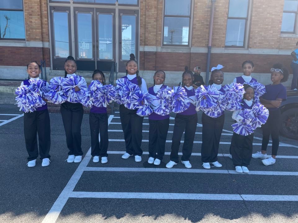 Westhills Cheerleaders at Bessemer Homecoming